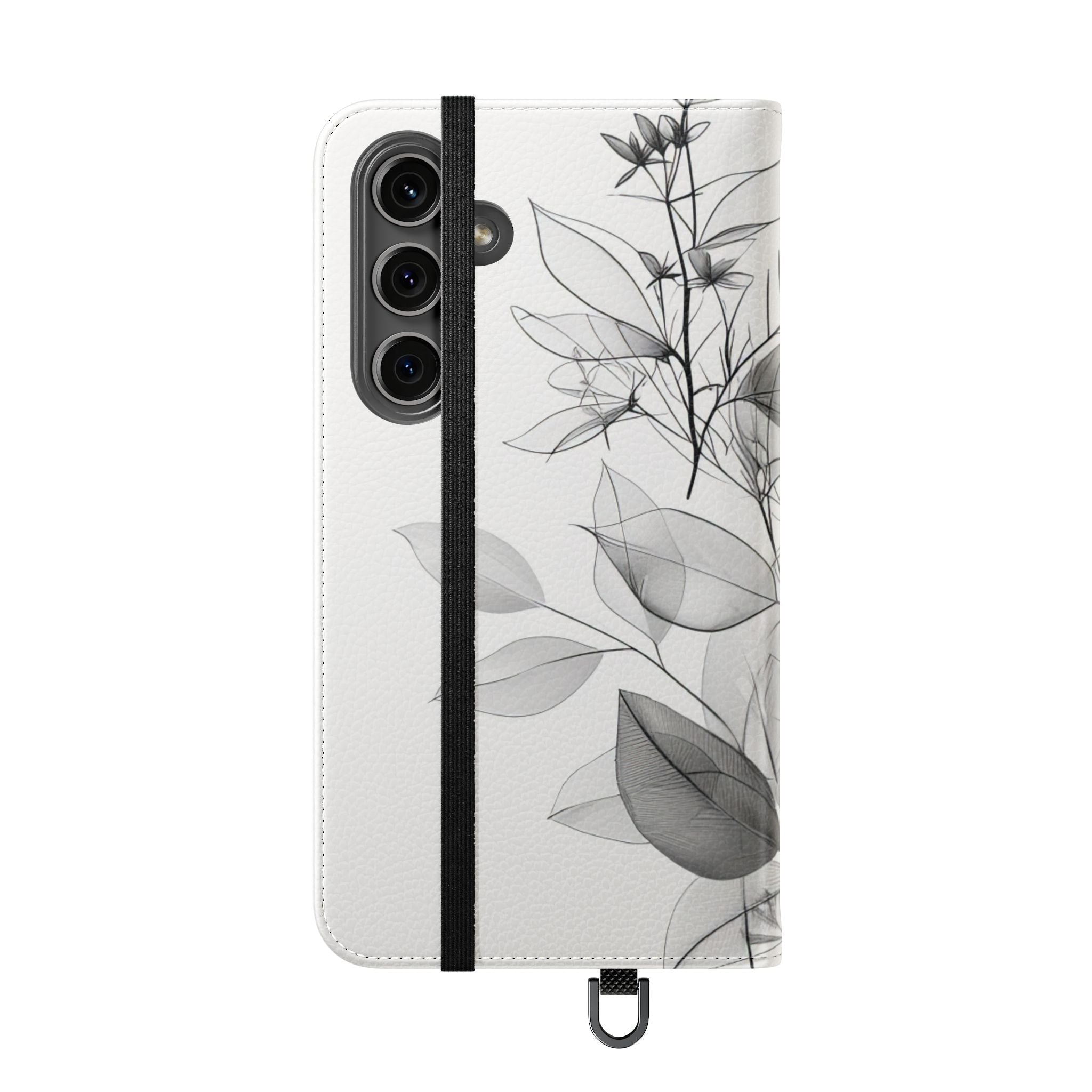 Silver Leaves - Samsung S24 Plus Case - Wallet
