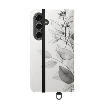 Silver Leaves - Samsung S24 Plus Case - Wallet