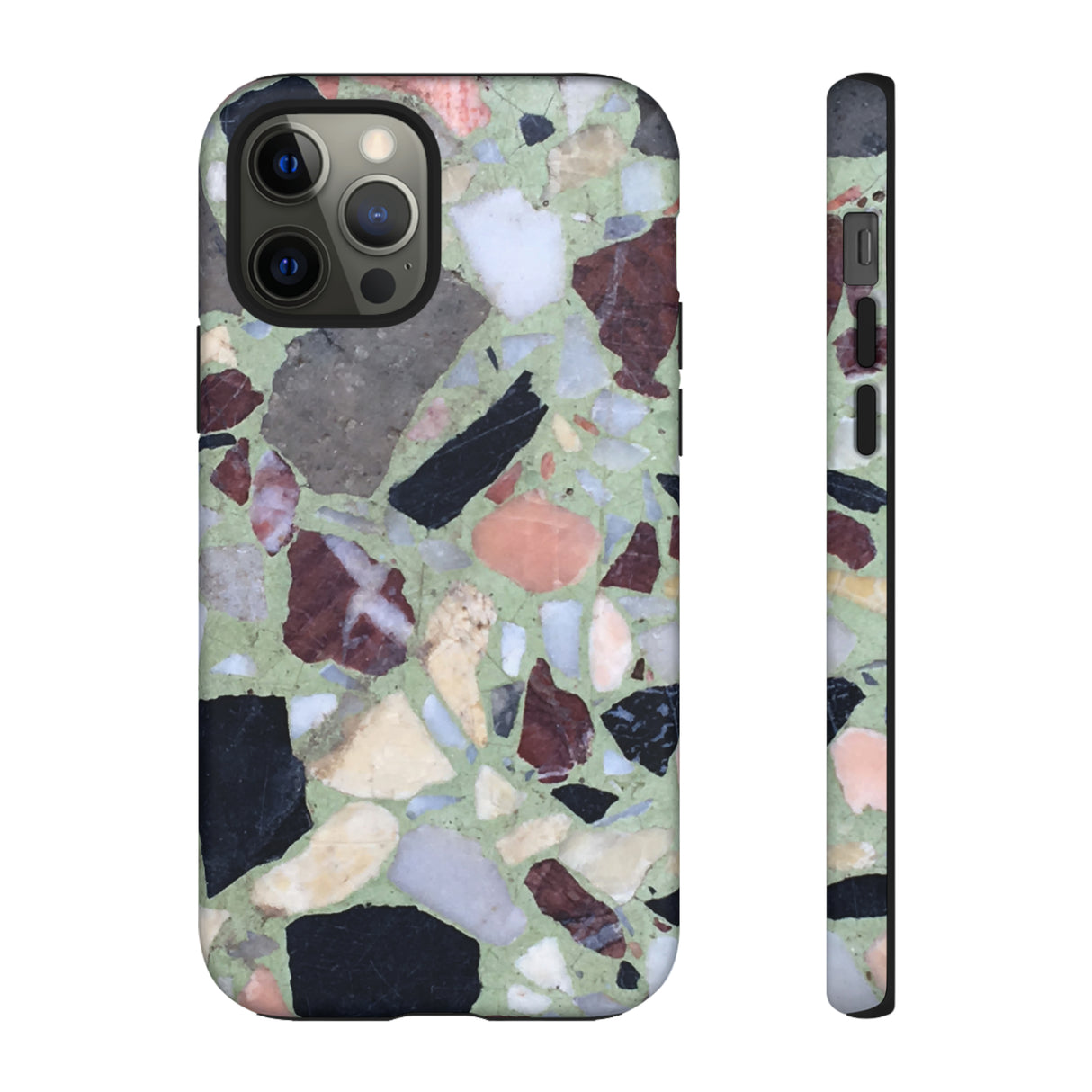 Terrazzo in Green - Protective Phone Case