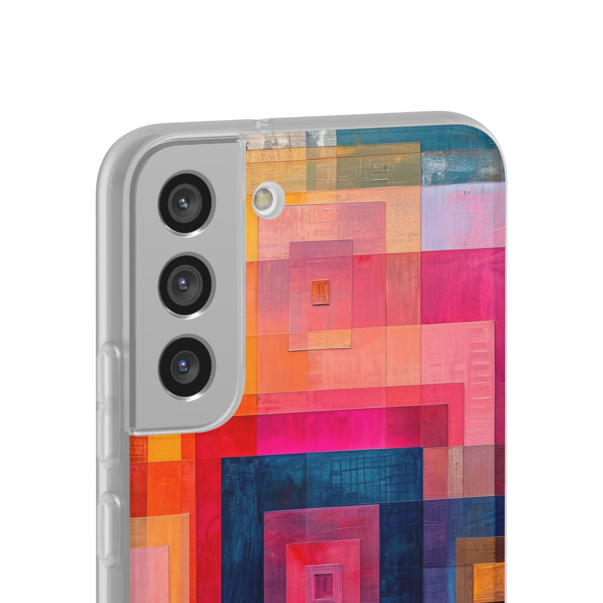 Vibrant Geometry - Flexi Samsung S22 Phone Case