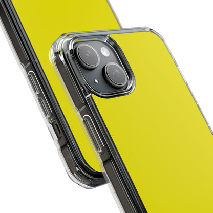 Titanium Yellow - Clear Impact Case for iPhone