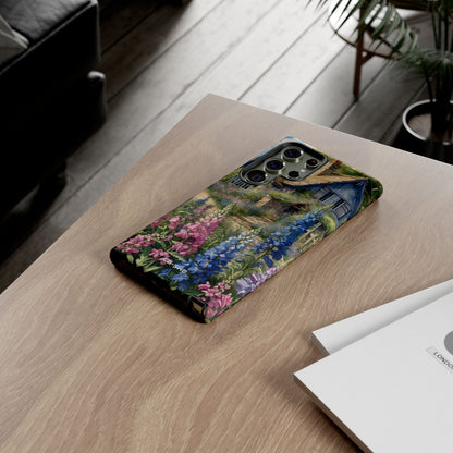 Cottage Surrounded Blossoms - Samsung Case