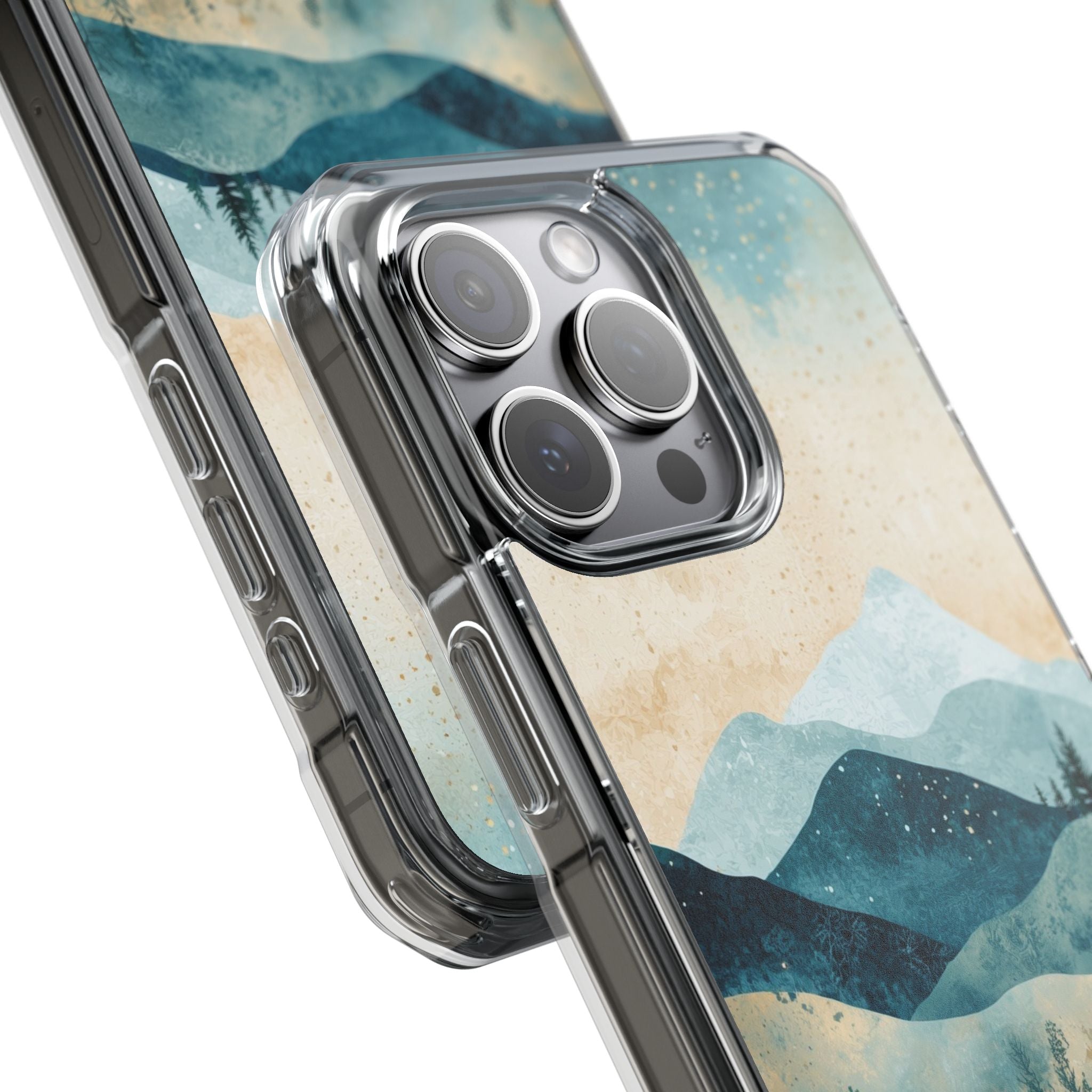 Moonlit Mountains iPhone 15 Pro Max Case - Impact