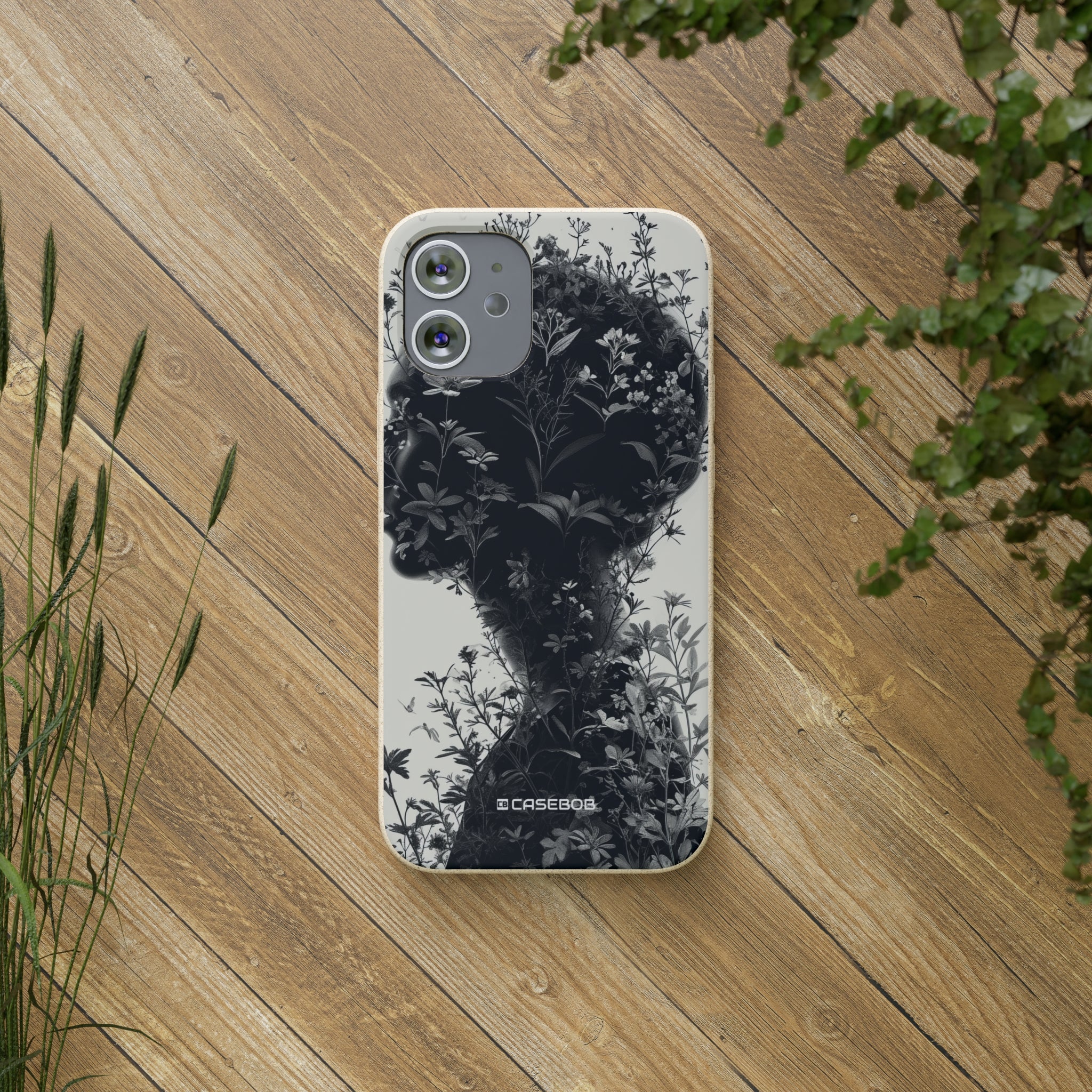 Botanical Silhouette Essence | Biodegradable Phone Case