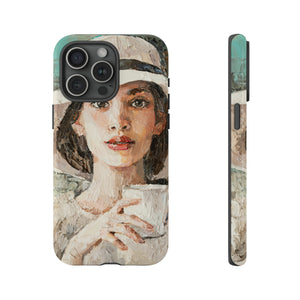 Oil Painting - Lady in a White Hat - Protective Phone Case