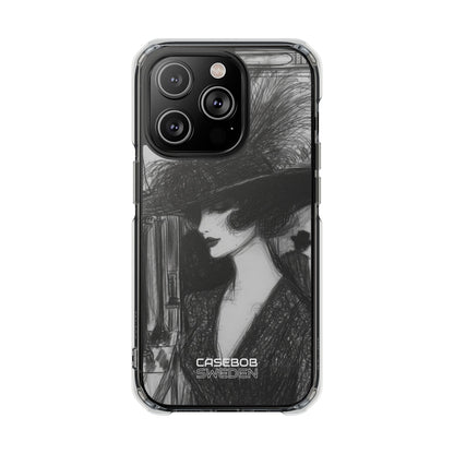 Vintage Feather Elegance iPhone 14 - Impact Clear+