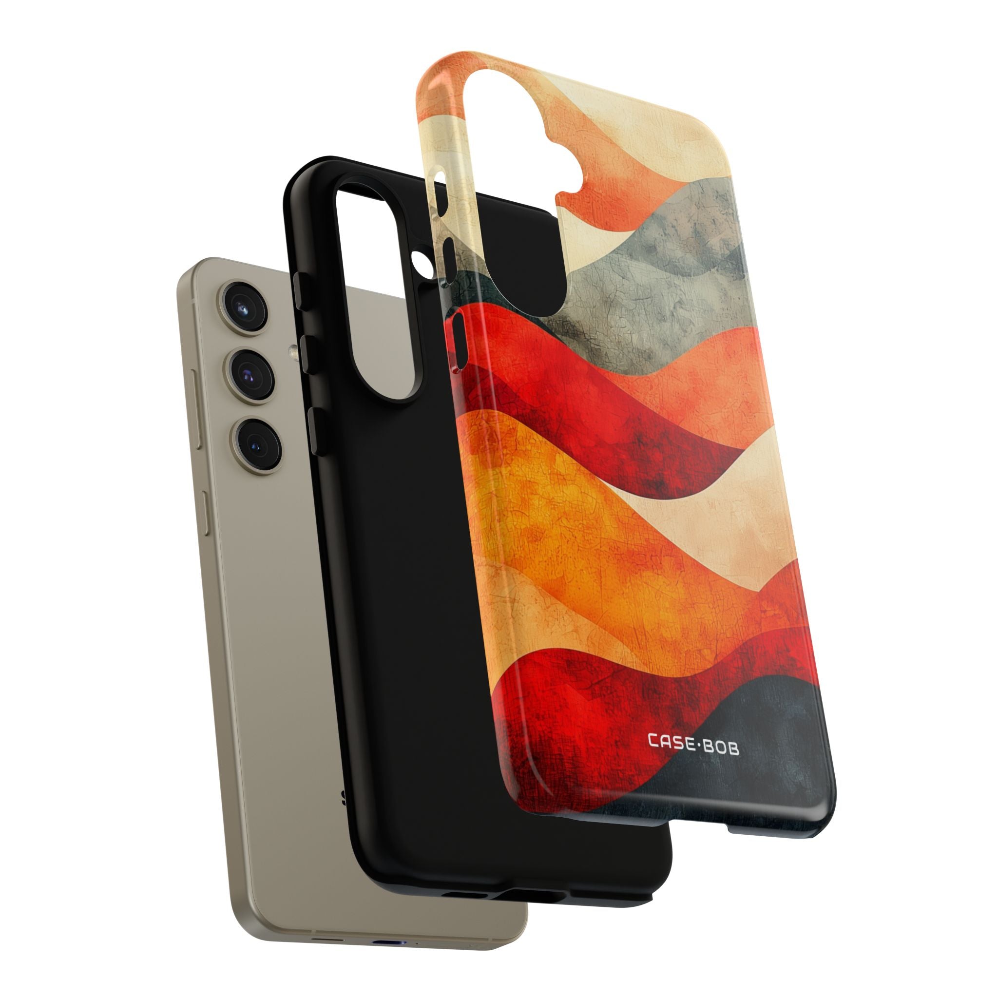 Cracked Wave Sunset Samsung S24 Plus Case - Tough