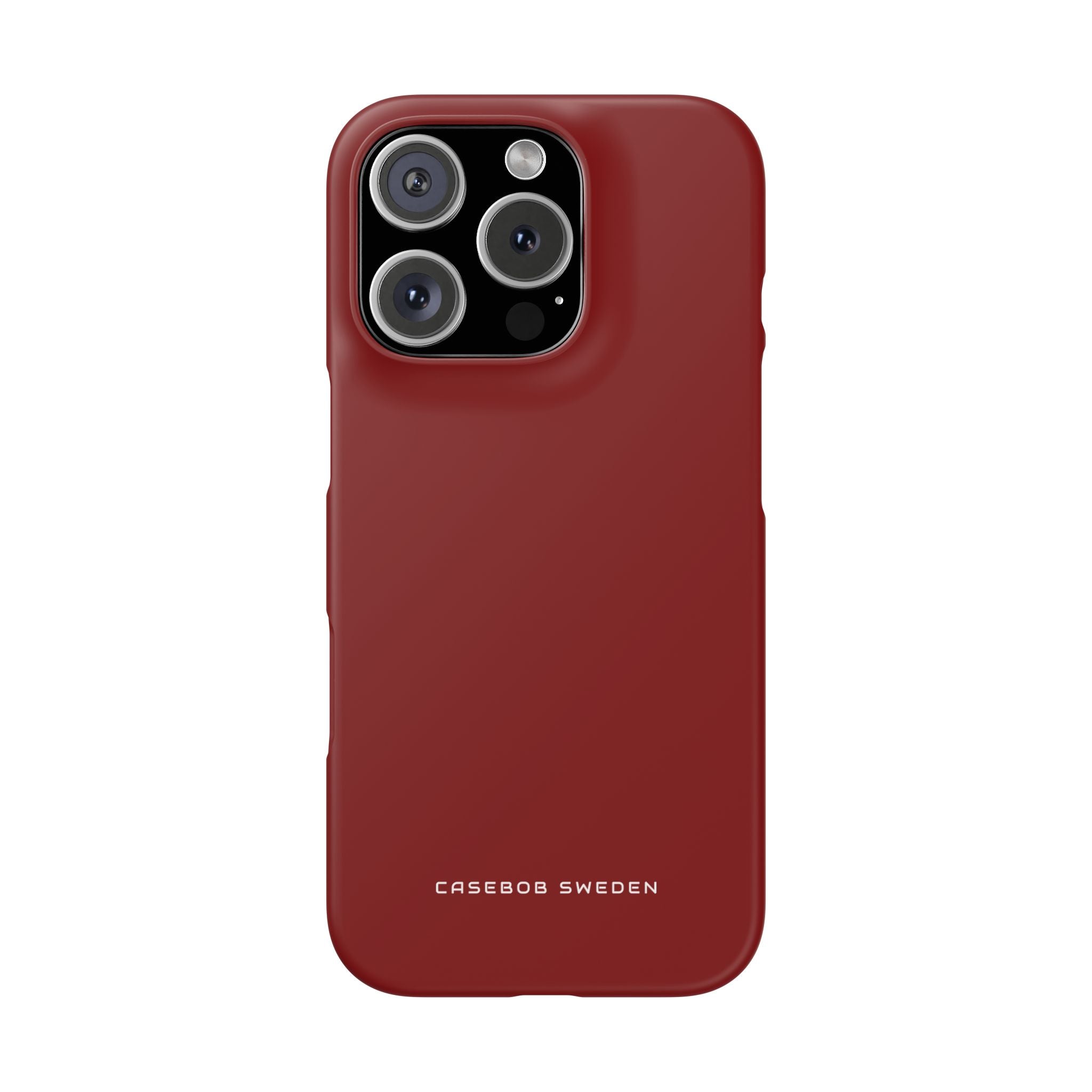 Dark Red iPhone 16 - Slim Phone Case