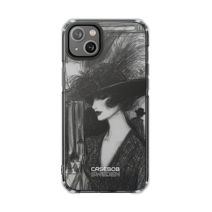Vintage Feather Elegance iPhone 14 - Impact Clear+