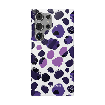 Purple Inkblots Samsung S24 - Slim Phone Case