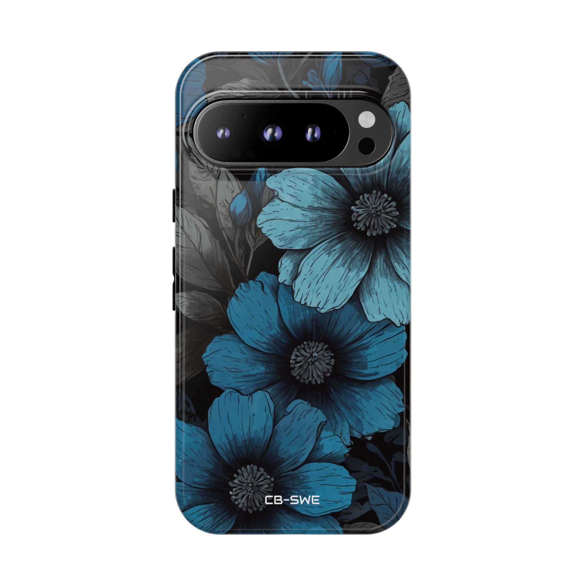 Blue Blooms Shine - Google Pixel Case