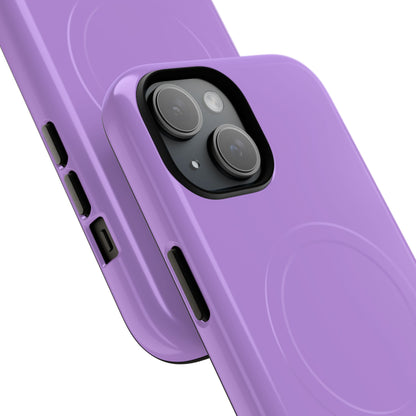 Bright Lavender - Tough + MagSafe® iPhone 15 Phone Case