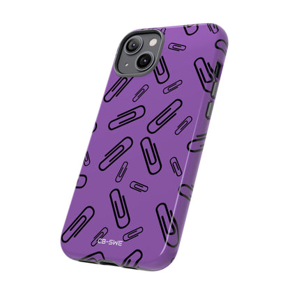 Paperclips Dance Playfully - iPhone Case