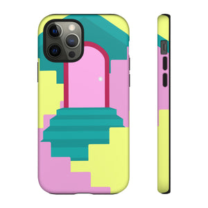 Vector Illustration of Stairs - Protective Phone Case