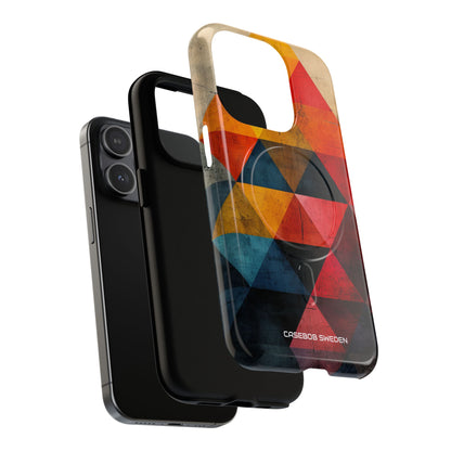 Geometric Energy - Tough + MagSafe® iPhone 15 Phone Case