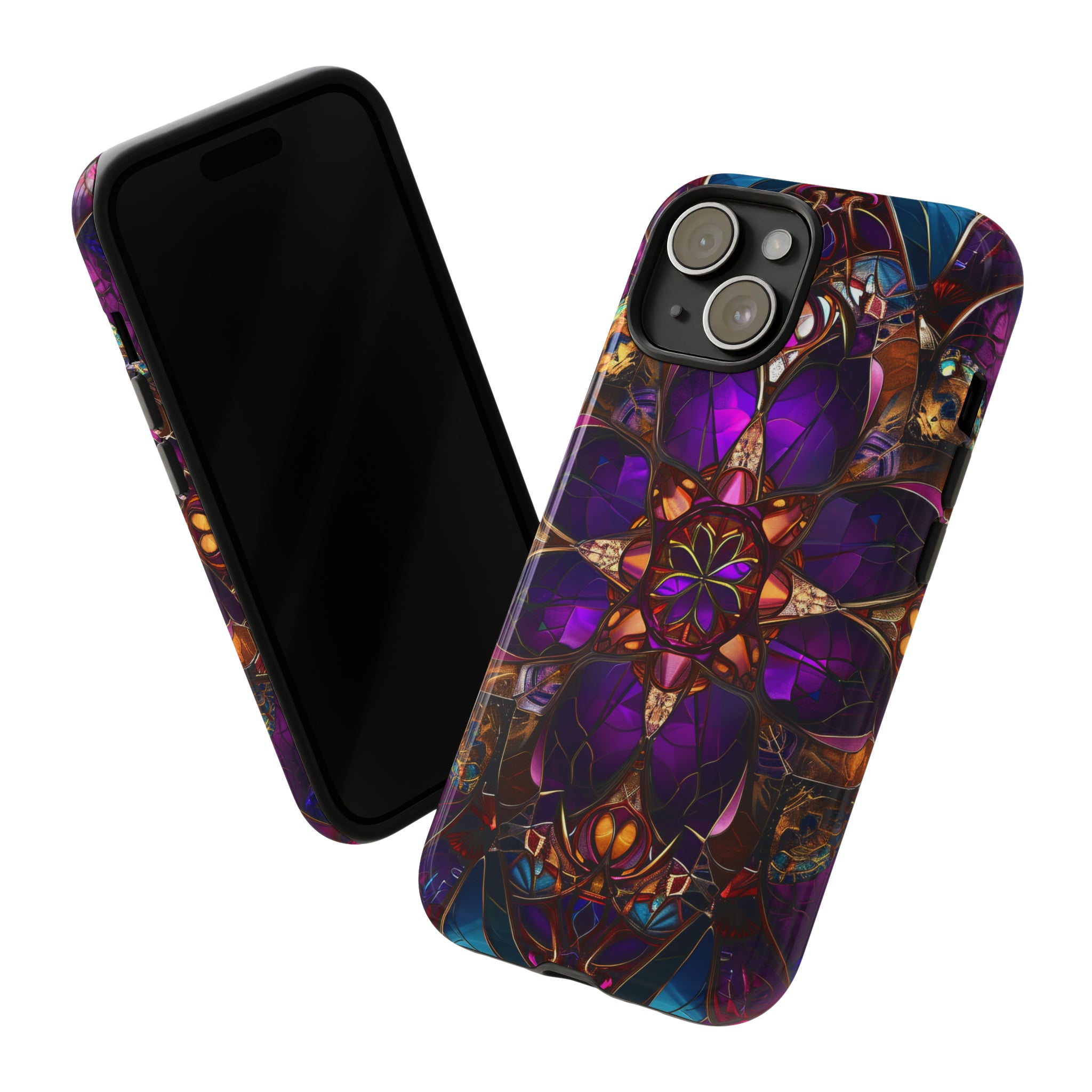 Stained Glass Gothic - Protective Phone Case