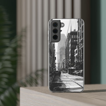 Urban Cityscape Line Perspective Samsung S21 - Flexi Phone Case