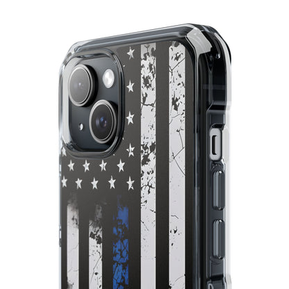 Modern Grunge Flag iPhone Case - Impact
