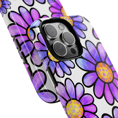 Polka Dot Blooms iPhone 16 Pro Max Case - Tough