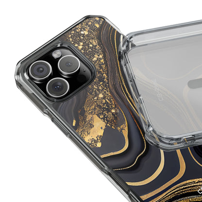 Elegant Gold Streams iPhone Case - Impact