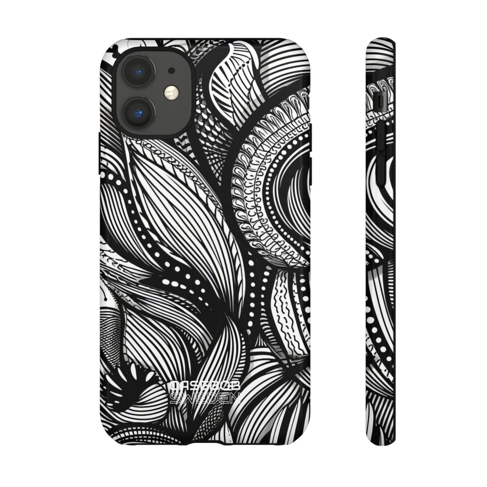 Flowing Ink Lines iPhone 11 - Tough
