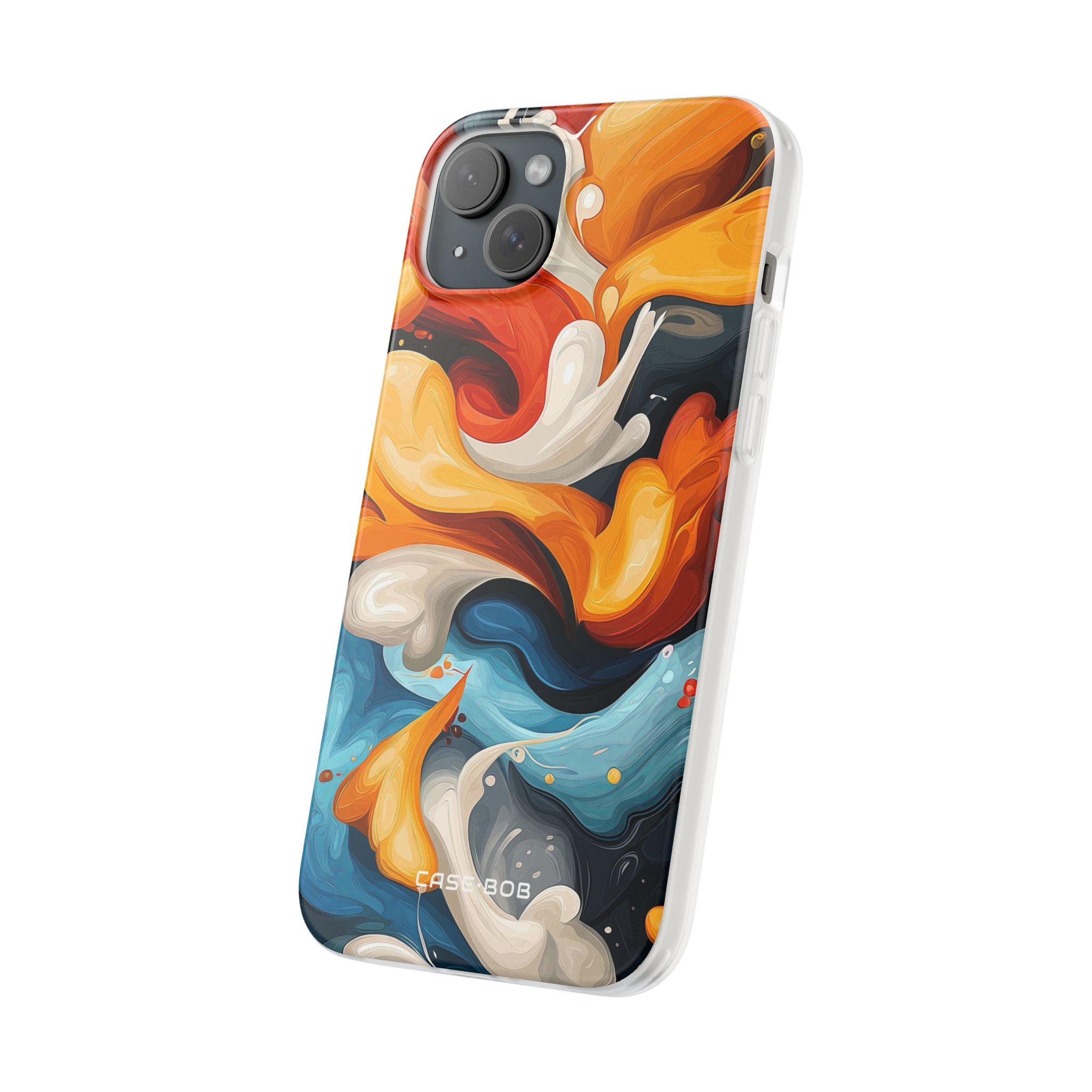 Crimson Ribbon iPhone 15 Plus Case - Soft