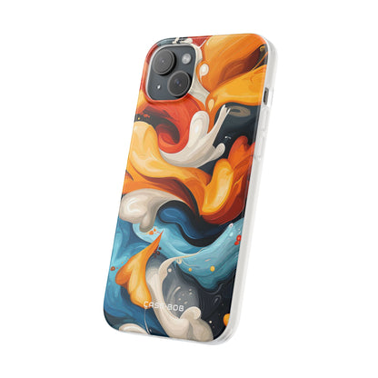 Crimson Ribbon iPhone 15 Plus Case - Soft