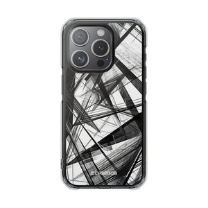 Monochrome Chaos - Phone Case for iPhone (Clear Impact - Magnetic)