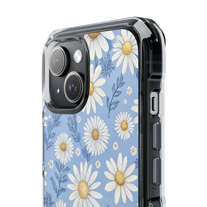 Daisies On Blue iPhone Case - Impact