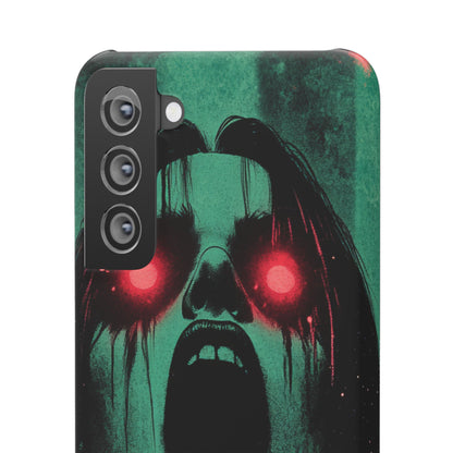 Haunting Glow of Gothic Eyes Samsung S21 - Slim Phone Case