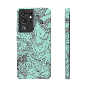 Aqua Serenity | Slim Phone Case for Samsung