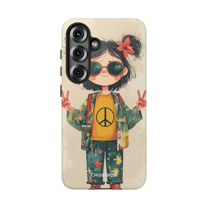 Peace Pigtails Samsung S25 Case - Tough