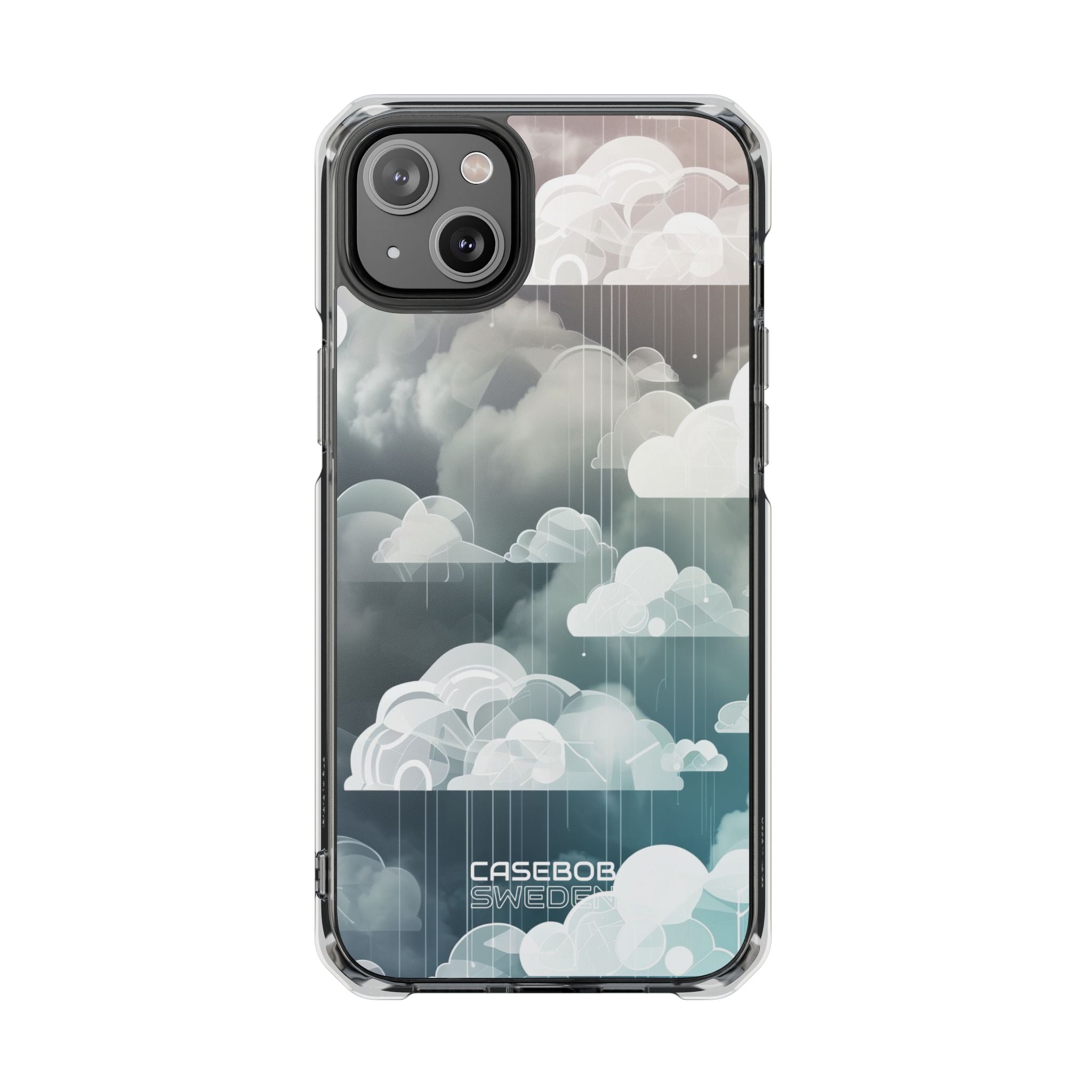 Silver Dream Clouds iPhone 14 - Impact Clear+