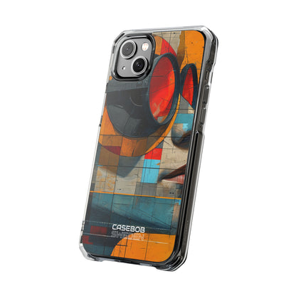 Futuristische Cubistische Visies iPhone 14 - Impact Clear+