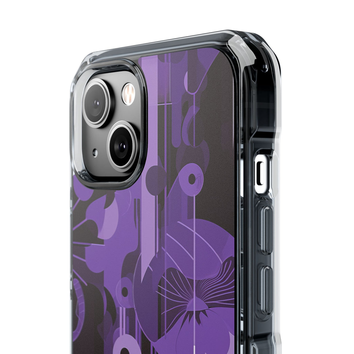 Pantone Ultra Violet | Handyhülle für iPhone (Clear Impact Case – magnetisch) 