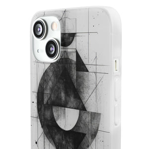 Monochrome Geometry | Flexible Phone Case for iPhone