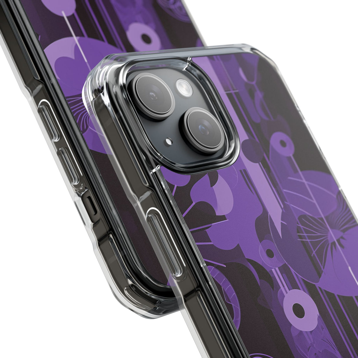 Pantone Ultra Violet | Handyhülle für iPhone (Clear Impact Case – magnetisch) 