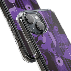 Pantone Ultra Violet | Handyhülle für iPhone (Clear Impact Case – magnetisch) 