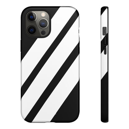 Monochrome Diagonal Symmetry - iPhone Case