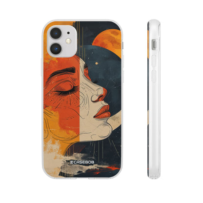 Celestial Duality | Flexible Phone Case for iPhone