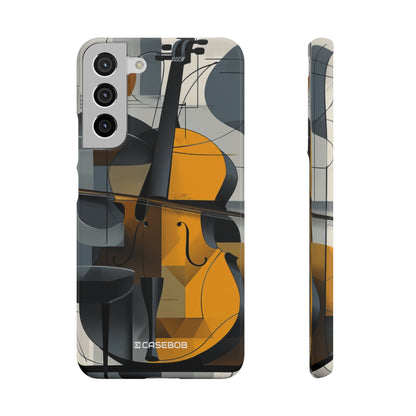 Cello Abstraction | Slim Phone Case for Samsung