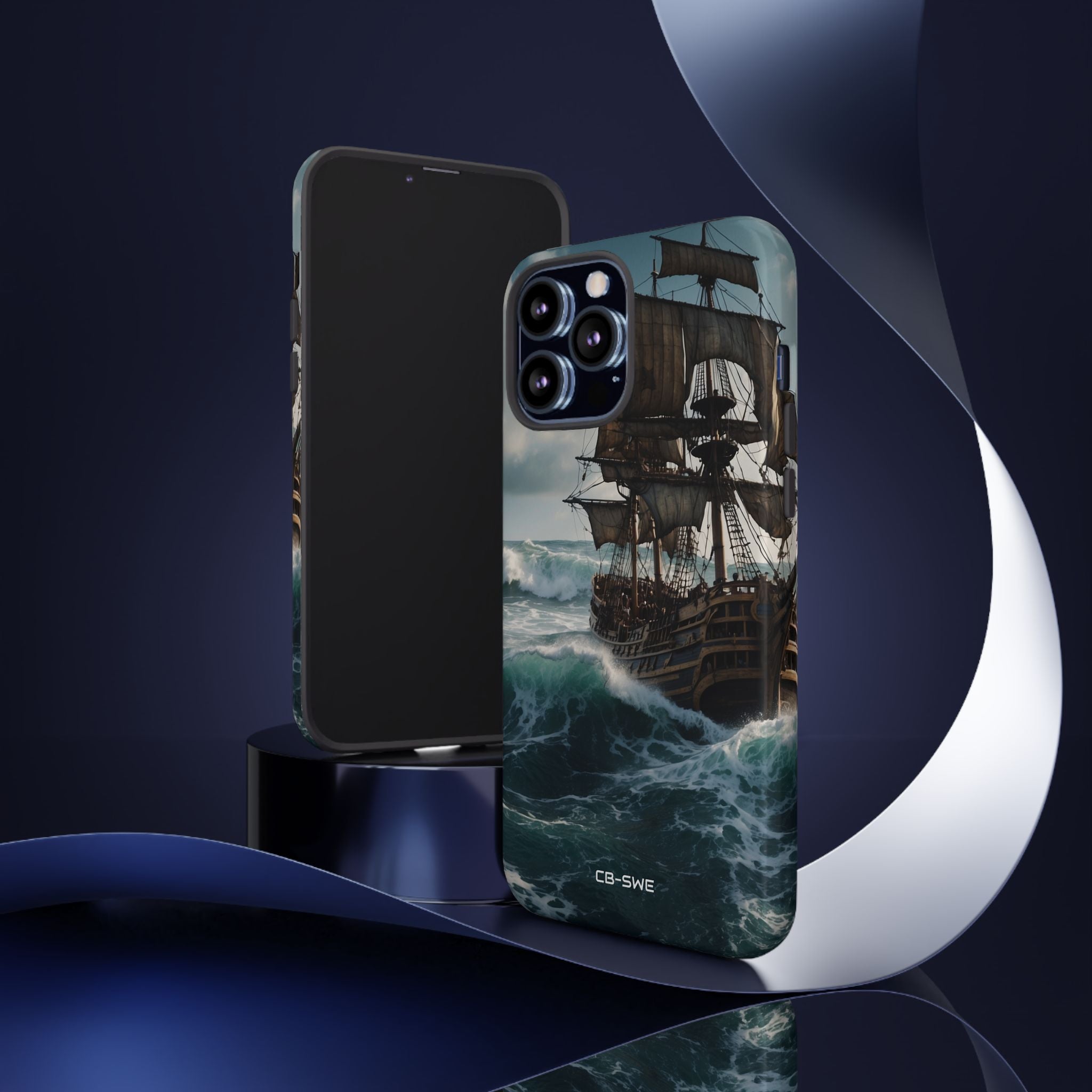 Ship Faces Waves - iPhone Case