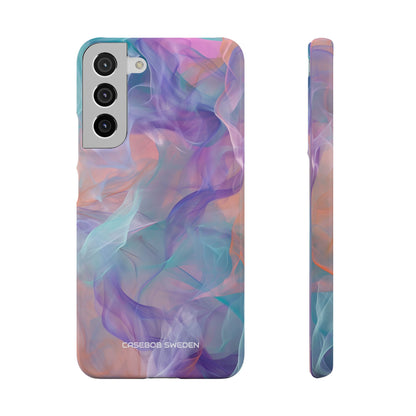 Dreamy Teal Flow - Slim Samsung S22 Phone Case