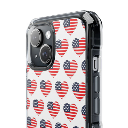 Hearts Embrace Freedom iPhone Case - Impact