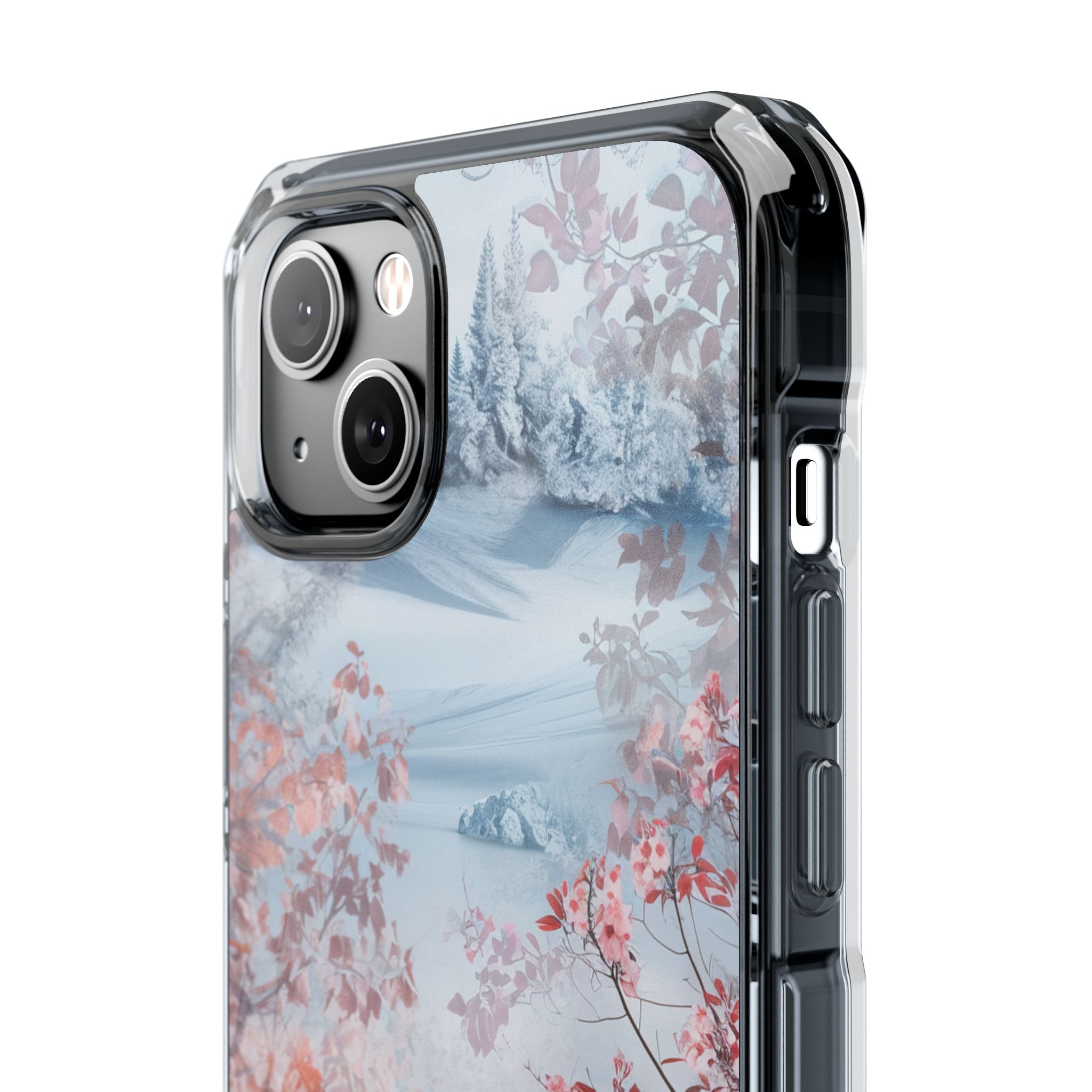 Floral Serenity Case - Clear Impact iPhone 14 Phone Case