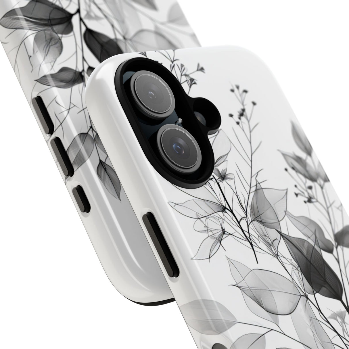 Botanical Elegance in Monochrome - for iPhone 16