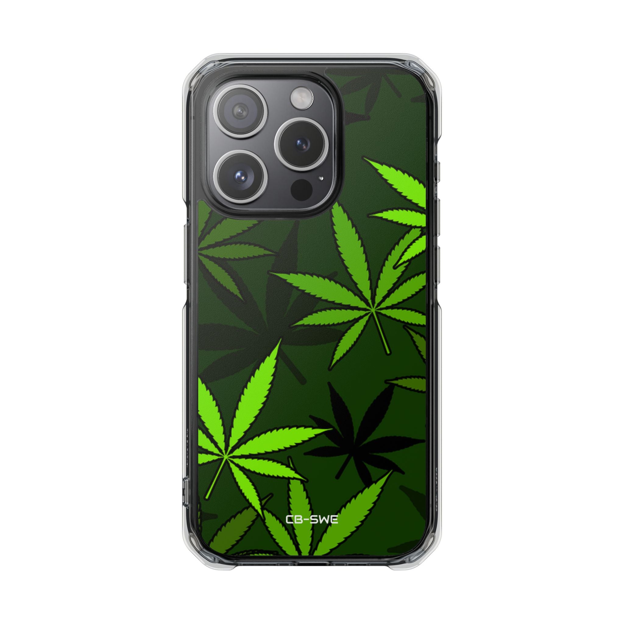 Green Leaf Symmetry iPhone Case - Impact