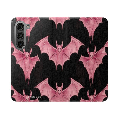Pink Batwave - Samsung S23 Case - Wallet