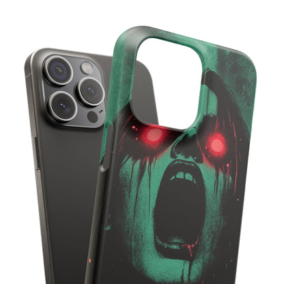 Haunting Glow of Gothic Eyes iPhone 15 - Slim Phone Case