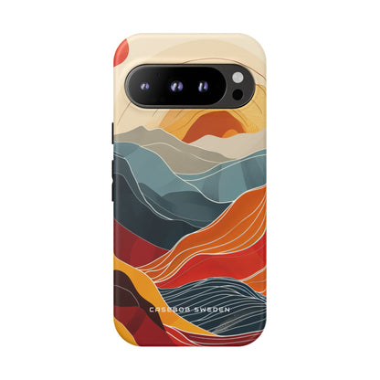 Sunlit Horizon Layers Google Pixel 9 - Tough Phone Case